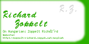 richard zoppelt business card